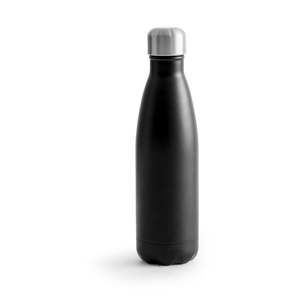 Czarna butelka termiczna ze stali nierdzewnej Sagaform Hot&Cold, 500 ml