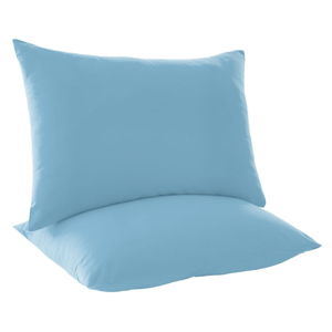 Zestaw 2 niebieskich poduszek bawełnianych EnLora Home DuzBoya Sea Blue, 50x70 cm