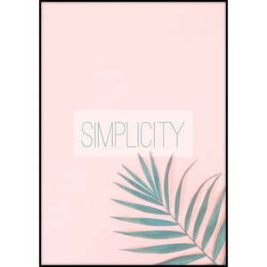 Plakat Imagioo Simplicity, 40x30 cm