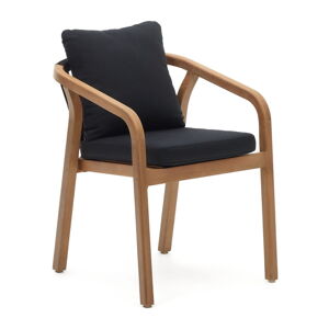 Czarne/naturalne krzesła zestaw 4 szt. Malaret – Kave Home