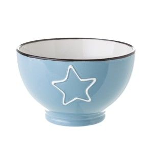 Niebieska misa ceramiczna Unimasa Star, 580 ml