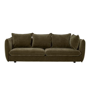 Ciemnozielona sofa 228 cm Austin – Bloomingville