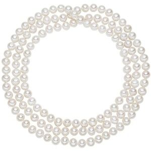 Biały perłowy naszyjnik Chakra Pearls, 90 cm