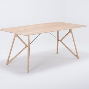 Stół z litego drewna dębowego Gazzda Tink, 180x90 cm