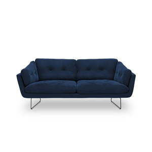 Niebieska 3-osobowa sofa z aksamitnym obiciem Windsor & Co Sofas Gravity