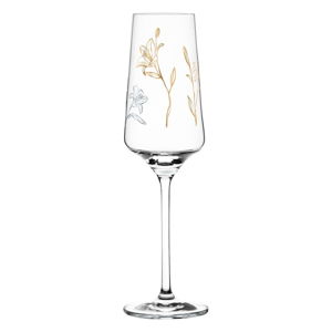 Kieliszek do szampana ze szkła kryształowego Ritzenhoff Marvin Fleur de Lis, 230 ml