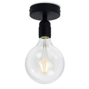 Czarna lampa sufitowa Bulb Attack Uno Basic
