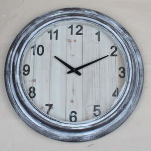 Drewniany zegar ściennyy Dakls, ø 55 cm
