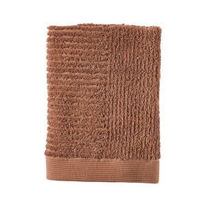 Pomarańczowy/brązowy bawełniany ręcznik 50x70 cm Terracotta – Zone