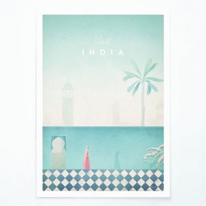 Plakat Travelposter India, A2