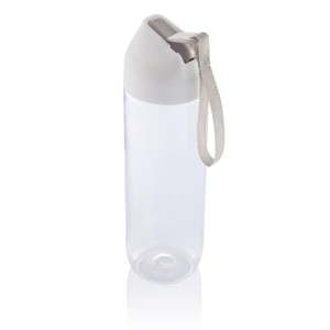 Szaro-biała butelka na wodęXD Design Neva, 450 ml