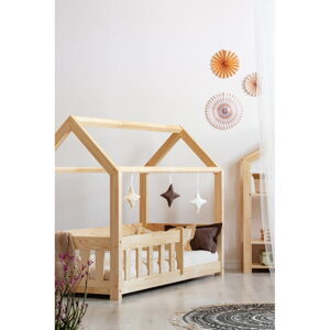Łóżko dziecięce z drewna sosnowego 80x200 cm Mila MBP - Adeko