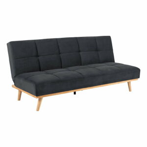 Antracytowa sofa rozkładana loomi.design Enna