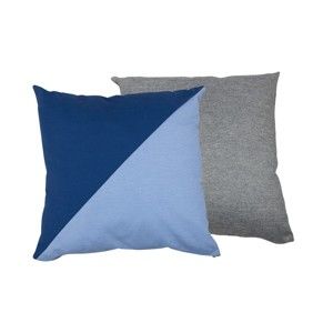 Zestaw 2 poduszek z wypełnieniem Karup Deco Cushion Pattern/Granite Grey, 45x45 cm