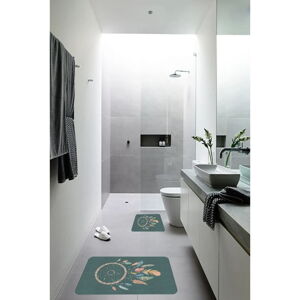 Zielone dywaniki łazienkowe zestaw 2 szt. 60x100 cm – Mila Home