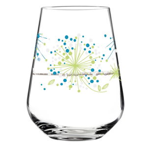 Szklanka ze szkła kryształowego Ritzenhoff Veronique Jacquart Green, 540 ml