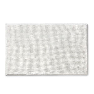Biały dywanik łazienkowy 50x80 cm – Rayen