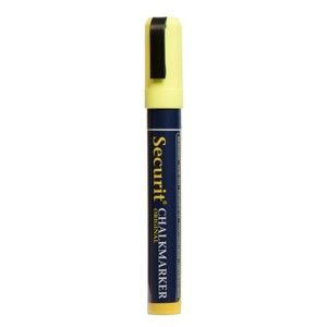 Żółty kredowy flamaster na bazie wody Securit® Medium Lino