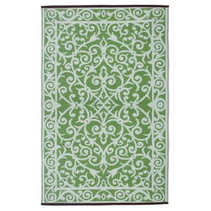 Miętowy dwustronny dywan zewnętrzny Green Decore Gala, 90x150 cm