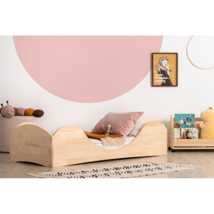 Dziecięce łóżko z drewna sosnowego Adeko Pepe Adel, 100x200 cm