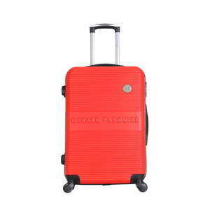 Czerwona walizka na kółkach GERARD PASQUIER Mirego Valise Grand, 95 l