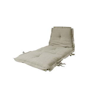 Wielofunkcyjny futon Karup Design Sit & Sleep Linen, 80x200 cm