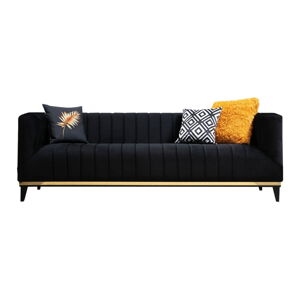 Czarna sofa 222 cm Bellino – Balcab Home