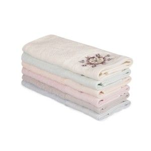 Zestaw 6 ręczników bawełnianych Nakis Pantojo, 30x50 cm