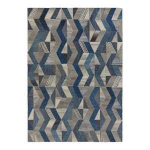 Niebieski wełniany dywan Flair Rugs Asher, 200x290 cm