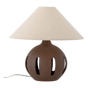 Kremowa lampa stołowa z tekstylnym kloszem (wysokość 40,5 cm) Liana – Bloomingville