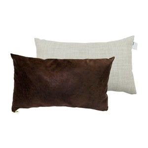 Zestaw 2 poduszek z wypełnieniem Karup Deco Cushion Mocca/Light Grey, 45x25 cm