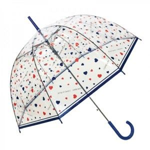 Przezroczysty parasol Susino Hearts