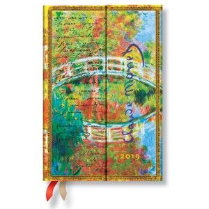 Kalendarz na 2019 rok Paperblanks Letter to Morisot Horizontal, 10x14 cm