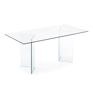 Stół ze szklanym blatem 90x200 cm Burano – Kave Home