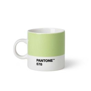 Jasnozielony kubek Pantone 578 Espresso, 120 ml