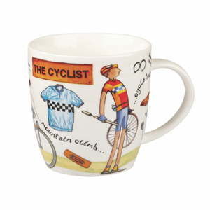 Kubek z porcelany Churchill China At Your Leisure The Cyclist, 400 ml
