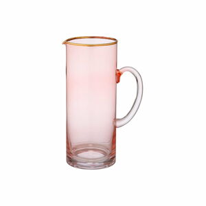 Różowy szklany dzbanek Ladelle Chloe, 1,65 l