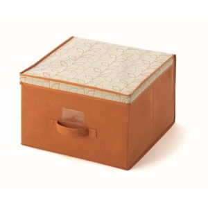 Pomarańczowe pudełko Cosatto Bloom, szer. 40 cm