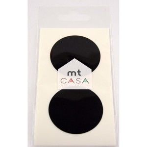 Zestaw 10 czarnych naklejek washi MT Masking Tape Casa