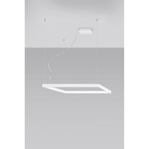 Biała lampa wisząca LED 80x80 cm Aura – Nice Lamps