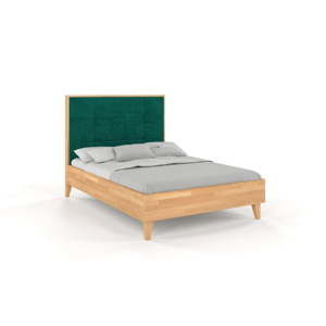 Łóżko dwuosobowe z litego drewna bukowego SKANDICA Frida, 200x200 cm