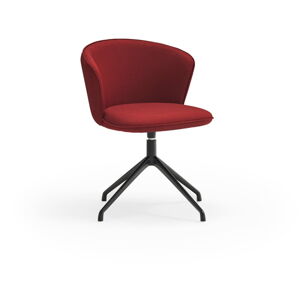 Bordowe krzesła zestaw obrotowe 2 szt. Add – Teulat