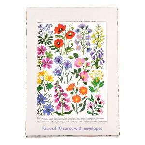 Pocztówki zestaw 10 szt. Wild Flowers – Rex London