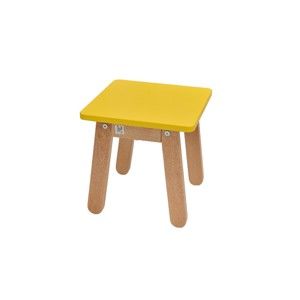 Żółty stołek dziecięcy BELLAMY Woody