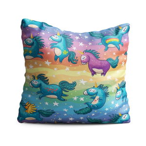 Poduszka dziecięca OYO Kids Unicorn Pattern, 40x40 cm