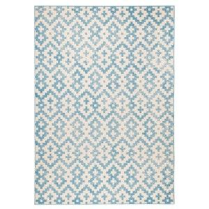 Niebiesko-biały dywan Zala Living Kramla, 140x200 cm