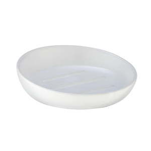 Biała ceramiczna mydelniczka Wenko Badi