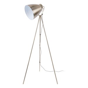 Metalowa lampa stojąca w kolorze brązu Leitmotic Luxury