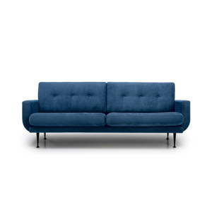Niebieska sofa 3-osobowa Scandic Fly