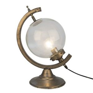 Lampa stołowa w kształcie globusa Clayre & Eef Lissie